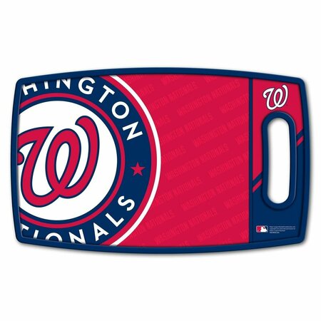 YOUTHEFAN 14 x 9 in. MLB Washington Nationals Logo Series Cutting Board 1907224